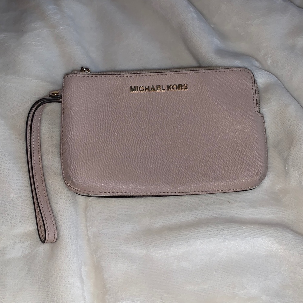 Michael Kors double zip wallet